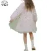 OEM Customizable Wholesale New Product Cute Long Sleeve Pattern Printing Frock Design Dresses for Kids Girls - Image 4