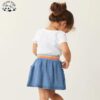 Wholesale Customization Cute rainbow Flower Printing  Girls Clothing Sets for Summer - Image 4