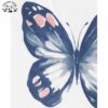 Customizable Wholesale OEM Soft Butterfly  Printed T Shirt Denim Short Pants Girls Summer Daily Set - Image 4