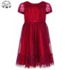 Elegant Customizable Design Girls Short Sleeves Long Dress Summer Princess Dress for Girl - Image 4