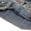 America Street Wear Trendy Custom Beading Embellished Denim Jacket Big Kids Girls Jeans Jacket - Image 4