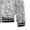 Custom Gradient Zipper Coat Fashion Sequins Girl's Baseball Bomber Girls Sequin Jacket - Image 4