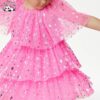 Girl Cake Design Party Gown Fancy Dress Flower Girl Dresses Children's Cake Skirt Dress - Image 4