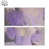 Tulle Dress Ball Gown Sequined Beaded Pearl Glitter High Craft Tulle Prom Dress Birthday Party Piano Performance Girl Dress - Image 4