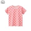 Custom Logo Designed Cotton T-Shirt Kids Short Sleeve Casual Style Girls' Clothing for Festival Mother's Day Toddler - Image 4