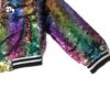 Custom Kids Jean Sequin Blue Denim Jacket for Girls in Spring and Autumn for Girls Jacket in Autumn - Image 4