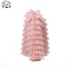 Customizable High Street Spring Tutu Layers Cardigan Tweed Kid Coats Jacket for Girls - Image 4