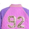 Children Clothing Printing Princess Girls 3D Embroidered Sequined Bomber Reversible Lightweight Cotton Quilted Jacket - Image 4