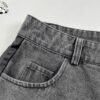 Customized Children's Clothing Girls' High Quality Denim Skirt Detachable Feather Denim Skirt - Image 4