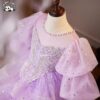 Customizable Wedding Sequin Fairy Frock Puffy Luxury Fancy Birthday Tulle Princess Ball Gown Flower Girls' Dresses for Kids - Image 5