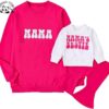 OEM Customizable LOGO Letter Printing Casual 2pcs Little Girls Clothing Sets for Mother's Day - Image 5