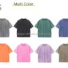 Customizable Summer New Design Vintage Custom Patch Mineral Black Acid Washed Kids Boy T Shirt - Image 5