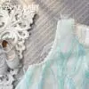Customizable Hot Selling Mesh Embroidery Tassel Children Clothes Pearl Tank Top Super Fairy Sequin Girls Dress - Image 5
