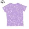 2024 Stylish Full Patterns Printing Pink T Shirt Different Designs Kids T Shirt - Image 5