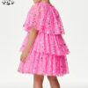 Girl Cake Design Party Gown Fancy Dress Flower Girl Dresses Children's Cake Skirt Dress - Image 5