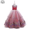 2022 Teen Girls Bridesmaid Dresses for Party Wedding Kids Ball Gown Princess Dress - Image 5