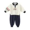 Customizable 100% Cotton Boys Sport Casual Long Sleeve Outfits Kids Clothing Sets for Boys - Image 4
