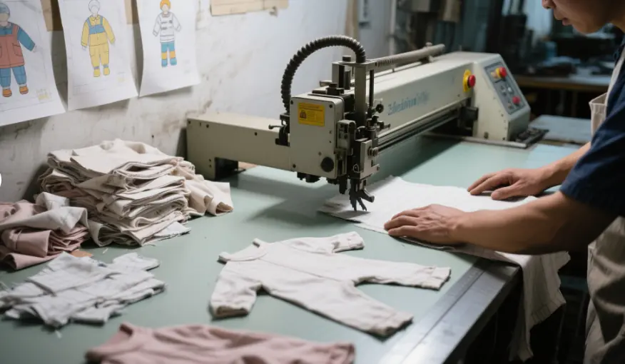 Childrens wear production workshop