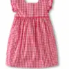 Custom Floral Printed Casual Dress Girls Knee-Length Spring Kids Clothing Beautiful Flowers Decoration