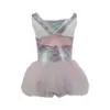 Girls' Mermaid - Scale Holographic Tutu Swimsuit
